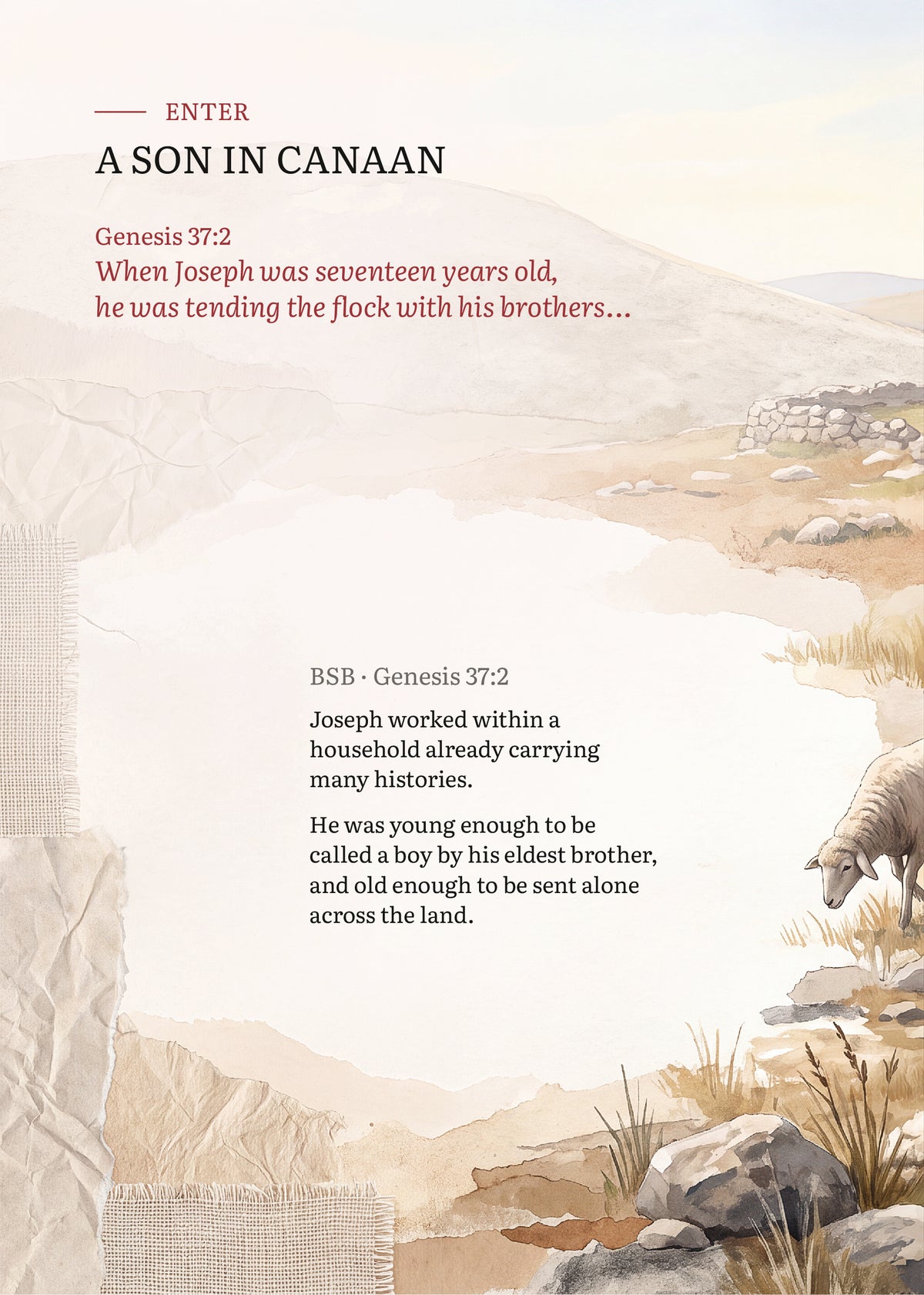 Joseph: Dreams In The Pit look inside page 8.