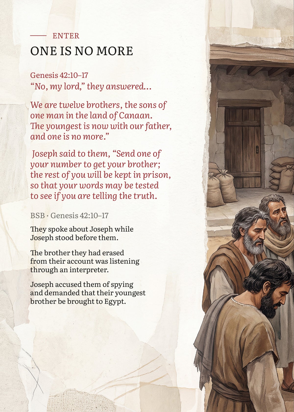 Joseph: God Meant It For Good look inside page 12.